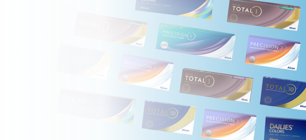 Alcon contact lens range